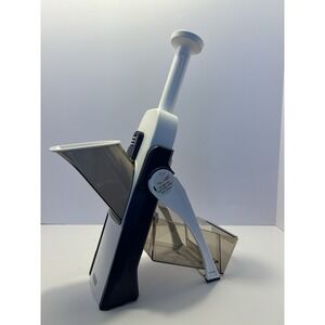 DASH Safe Slice®‎ Mandoline Slicer, Julienne + Dicer for Vegs. - Midnight Navy